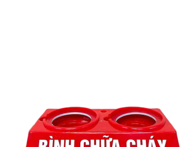 Kệ nhựa đựng 2 bình chữa cháy