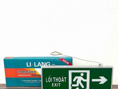 Đèn Exit 2 mặt chỉ hướng có kiểm định