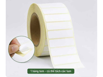 Tem nhãn siêu dính (30 x10)mm 